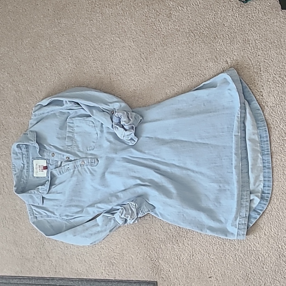 Jean shirt dress